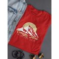 thumbnail image 3 of Camping Area Mountain Shaped T-Shirt Women -Image by Shutterstock, Female Medium, 3 of 4