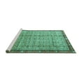 thumbnail image 2 of Ahgly Company Machine Washable Indoor Rectangle Persian Turquoise Blue Traditional Area Rugs, 3' x 5', 2 of 4
