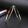 thumbnail image 5 of YYKihy 925 Sterling Silver Earrings For Women Full Dangle Round Hoop Earrings For Her, 5 of 8