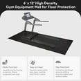 thumbnail image 4 of BalanceFrom 12x6 Feet High-Density Floor Mat for Home Gym Equipment, 1/4-Inch Thick PVC, 4 of 8