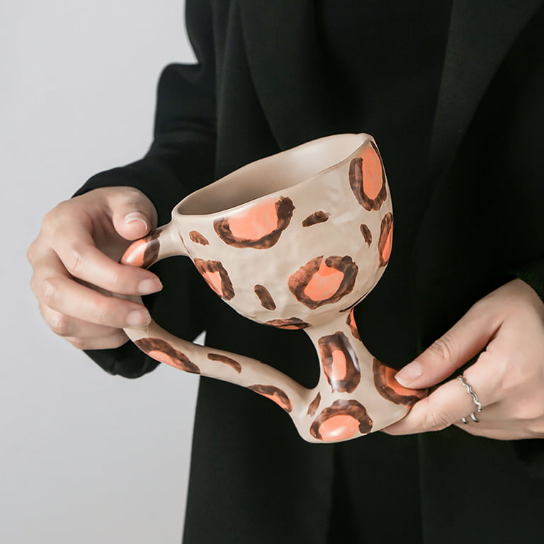 Large Hand-painted Cute Animal Porcelain Ceramic Tea/Coffee Cup (400ml)