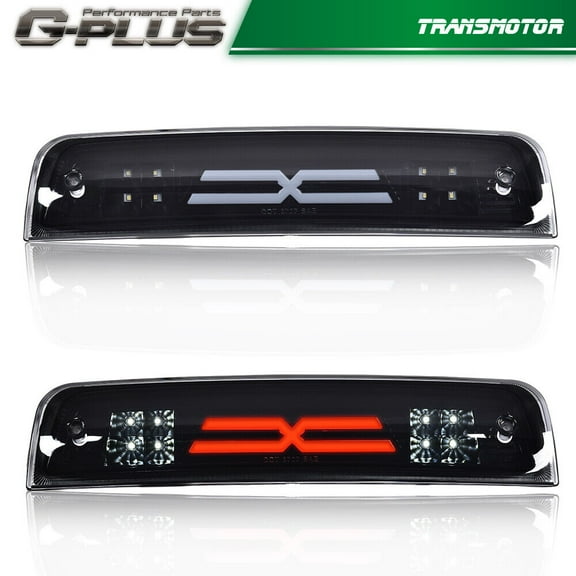Fit For 09-18 Ram 1500 2500 3500 X-ray LED Three Lights/Bright Surface-