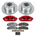 thumbnail image 2 of PowerStop Rear Z36 Truck & Tow Brake Pad and Rotor Kit with Red Powder Coated Calipers Fits: FORD Select Models KC6407A-36, 2 of 4