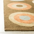 thumbnail image 3 of SAFAVIEH Santa Fe Carter Geometric Area Rug, Chocolate/Chocolate, 6' x 9', 3 of 8