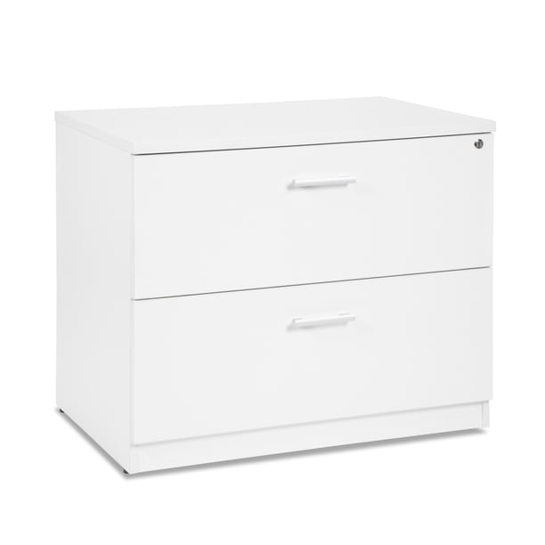 Ofm Fulcrum Series Locking Lateral File Cabinet 2 Drawer Filing Cabinet White Cl L36w Wht Walmart Com Walmart Com