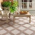 thumbnail image 2 of SAFAVIEH Martha Stewart Alecia Diamond Indoor/Outdoor Area Rug, Beige/Brown, 6'7" x 6'7" Square, 2 of 11