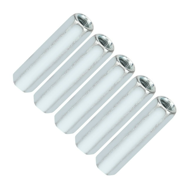 5 Piece Threaded Rod Coupler, Hex Nut, For Mounting , Studs Or Machine Screws For Connecting Threaded Rods