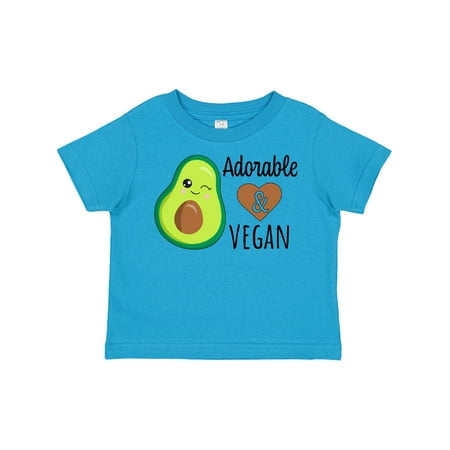 

Inktastic Adorable and Vegan Cute Avocado Boys or Girls Toddler T-Shirt