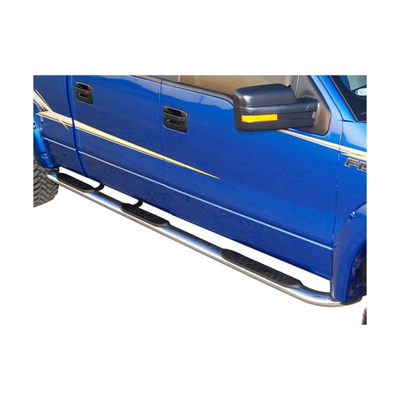 Westin 2015-2018 Ford F-150 SuperCab (6.5ft Bed) Platinum 4 Oval WTW Nerf Step Bars - SS