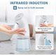 thumbnail image 2 of Automatic Soap Dispenser with Infrared Sensor, 450ML Touchless Liquid Sprayer, 2 Levels Adjustment with IPX3 Waterproof, for Kitchen/Bathroom (White), 2 of 5
