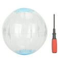 thumbnail image 2 of Hamsters Exercise Ball Toy, 18.5cm Transparent Pet Jogging Ball Hamster Wheel Running Machine For Pet Squirrel Guinea Pig Hamster, 2 of 8