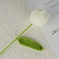 thumbnail image 4 of Tulipán tejido a mano, regalo romántico de San Valentín para esposa, flores de tulipán para entrega el día de la madre, 4 of 6