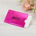 thumbnail image 5 of Uxcell Protector NFC Holder RFID Blocking Credit Card Sleeves Rose Red 20Pack, 5 of 5