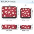 thumbnail image 3 of Car Seat Strap & Belt Covers - Flannel Material, Velcro Design, All-Season Use, 2-Piece Set (S&M Sizes)，Many Small Flower Stickers, 3 of 8