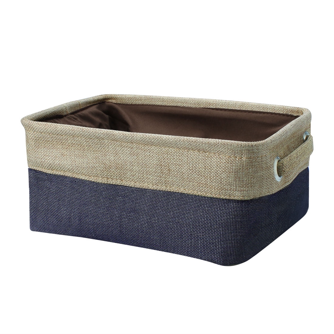 Fabric Storage Basket Closet Toy Clothes Towel Box Container Dark Blue