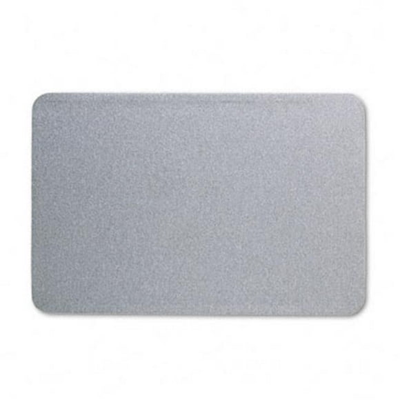 Oval Office Fabric Bulletin Board  36 x 24  Gray