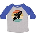 thumbnail image 3 of Inktastic Space Rocket Retro Sunset Boys or Girls Toddler T-Shirt, 3 of 5