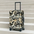 thumbnail image 6 of Fuzoiu Black Palm Leaves Print Suitcase Cover,Washable Luggage Covers for Suitcase,Elastic Luggage Protector Cover,Scratch Resistant Travel Suitcase Covers-X-Large, 6 of 7