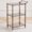 /Gray, variant on Bar Cart, Home Bar Serving Cart, 3-Tier Rolling Cart With Wheels And Handle, Multifunction Mobile Wine Rack Serving Trolley Cart, For Dinning Room, Living Room, Kitchen