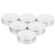 thumbnail image 1 of 6pcs 30mm Diameter Aluminum Alloy Circle Disc Glass Tops Adapter For Tea Tables Furniture Coffee Table Cake Display Cabinet, 1 of 5