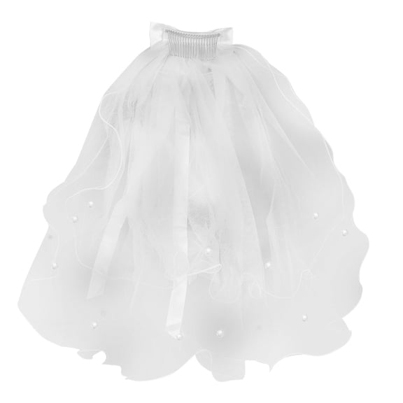 Wedding Hair Accessory Veil Veils Bridal Women Toddler Child White