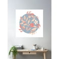 thumbnail image 2 of Botanical Earth #2 Poster Wall Art, Modern Wall Decor For Living Room Bedroom, 30x30 UNFRAMED, 2 of 3