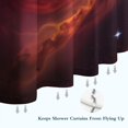 thumbnail image 6 of Colorful Starry Sky and Universe Modern Waterproof Shower Curtain Set with 12 Hooks, Washable Decorative Bathroom Shower Curtain, 6 of 6