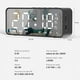 thumbnail image 2 of Reloj despertador digital con pantalla LED espejada altavoz Bluetooth 5.0 JM Audio, 2 of 4