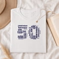 thumbnail image 3 of Jollimate 50th Birthday Girl Shirt, Retro Typography 50 Graphic Tee, Milestone Celebration Gift for Women, 3 of 6