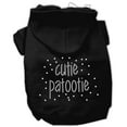 thumbnail image 3 of Pet, Dog  Cat Hoodie Rhinestone, "Cutie Patootie", 3 of 6