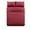 Burgundy, variant on JML 3 Piece Twin Bed Sheet Set - Brushed Microfiber - Wrinkle Resistant & Unfading,Grey
