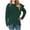 Green, variant on Timegard Womens Sweatshirts Long Sleeve Irregular Hoodies Pullover Fall Winter Loose Top with Pockets
