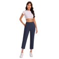 thumbnail image 5 of Women Bootcut Work Pants Trendy Business Casual Trouser Yoga Workout Slacks High Waist Stretch Leg Office Pant Ladies Comfy Plus Size Trendy Outfits Lightweight Cute Fashion Dressy Clothes, 5 of 6