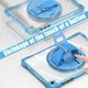 thumbnail image 4 of For Samsung Galaxy Tab A9 SM-X210 X216 X218 Case Hand Strap Kickstand PC TPU Acrylic Clear Tablet Co, 4 of 5