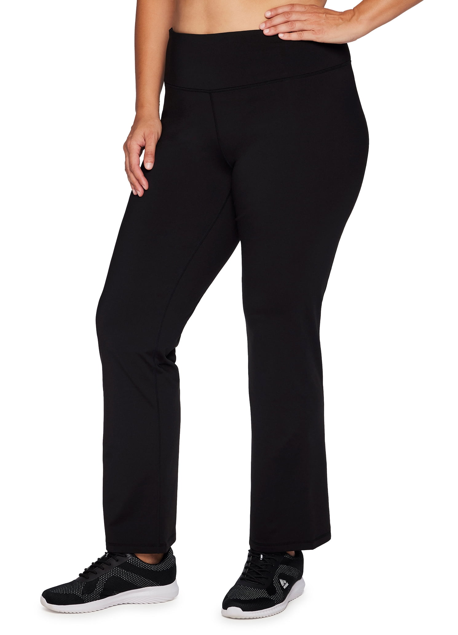 Women's Plus Size Bootcut Yoga Pants With Pockets