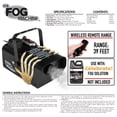 thumbnail image 3 of 400W Skeleton Hands Fog Machine with Remote Control, Black, Halloween by Way To Celebrate, 3 of 9