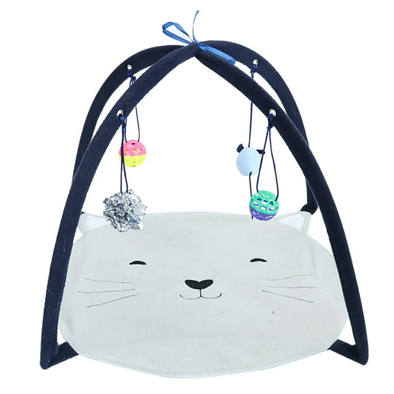 Cat Play Mat With Hanging Toys Activity Center For Bored Cats - CatMEGA  Store