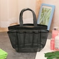 thumbnail image 4 of Portable Mesh Beach Bag Make-up Travel Storage Washing Bag Net Portable Swimming Bath Bag, 4 of 8