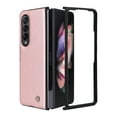 thumbnail image 2 of Nalacover Case for Samsung Galaxy Z Fold 3, Premium PU Leather Silicon Anri-Scratches Protective Frame Cover with Magnetic Attraction Folding Case for Samsung Galaxy Z Fold 3,Rosegold, 2 of 8
