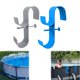 thumbnail image 4 of Aquajoyer Red Para Hojas De Piscina Soporte Para Piscina Elevada Colgador Para Piscina Elevada Accesorios Para Piscina Elevada Ganchos Telescópicos Ajustables Para Piscina Colgador Para Cepillo De P, 4 of 5
