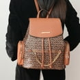 thumbnail image 2 of MKF Collection The Issah Backpack Stylish Vegan Leather, Spacious Design, and Versatile Handbag M Monogram Desing by Mia K.- Pink, 2 of 7