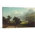 thumbnail image 1 of ARTCANVAS Lake Lucerne 1858 Canvas Art Print by Albert Bierstadt - Size: 18" x 12" (1.50" Deep), 1 of 9