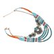 thumbnail image 3 of Beaded Necklace with Vintage Bohemian Style Handmade Alloy and Plastics 1pc, 3 of 3