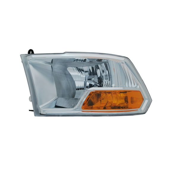 For Ram 1500/2500/3500 2011 2012 Headlight Driver Side | CAPA Certified | Clear Lens | Plastic | Replacement For CH2502217, CH2502217C | 55277409AG
