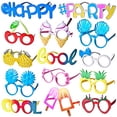 thumbnail image 2 of FUN LITTLE TOYS Divertidos anteojos hawaianos, gafas de sol Luau Party, Photo Booth de fav FUN LITTLE TOYS FUN LITTLE TOYS, 2 of 2