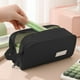 thumbnail image 4 of Estuche para lápices de gran capacidad | Bolsa de almacenamiento extra ancha para útiles escolares | Organizador multicompartimento con asa, 4 of 6