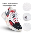 thumbnail image 3 of Red Rose Butterfly Walking Shoes for Men Woman Lightweight Tennis Fashion Elastic Sports Shoes Cushion Basketball Shoes, 3 of 7
