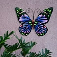 thumbnail image 3 of [Big Clear!]1/4 PCS Nature 3D Metal Wall Carving Exquisite Butterfly Exquisite Multi-Color Pattern Butterfly Wrought Iron Wall Hanging Indoor And Outdoor Decoration, 3 of 6