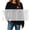 Black, variant on Hurxie Breast Cancer Sweatshirts Women Pink Ribbon Breast Cancer Awareness Long Sleeve Shirt Fall Crew Neck Pullover