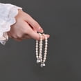 thumbnail image 4 of Imitation Freshwater Pearl Bracelet Set with Transfer Beads 2PC Elegant Jewelry Gift for Women Fashion Accessory, 4 of 5